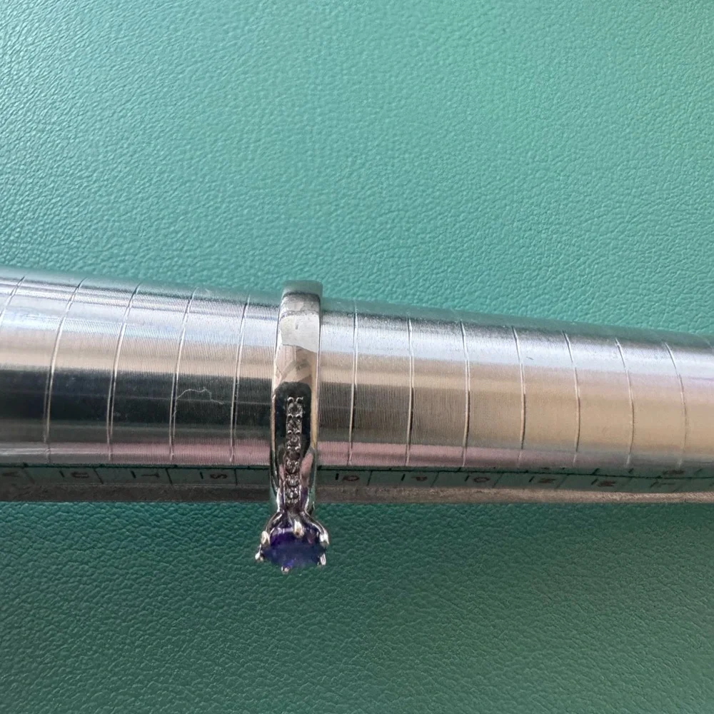 Fragrant Jewels Purple and Silver NWOT Ring Size 9